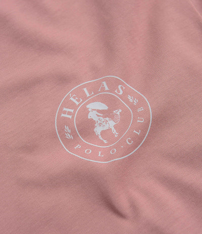 Helas Polo Club Long Sleeve T-Shirt in Poudre Red