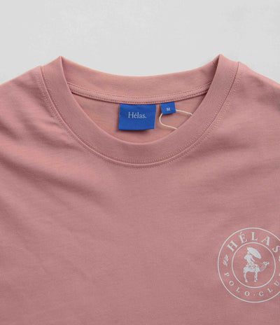 Helas Polo Club Long Sleeve T-Shirt - Poudre Red