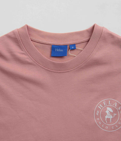 Helas Polo Club Long Sleeve T-Shirt in Poudre Red