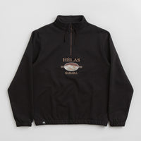 Helas Sahara Quarter Zip Sweatshirt - Black thumbnail