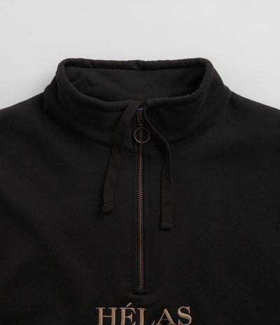 Helas Sahara Quarter Zip Sweatshirt - Black