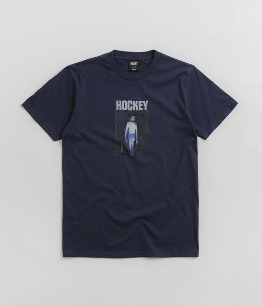 Hockey 50% Of Anxiety T-Shirt - Navy | Flatspot