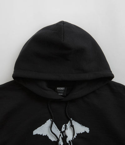 Hockey Angel Hoodie in Black
