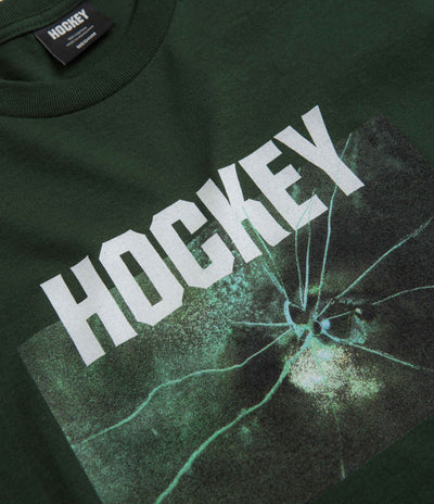 Hockey Thin Ice T-Shirt - Dark Green