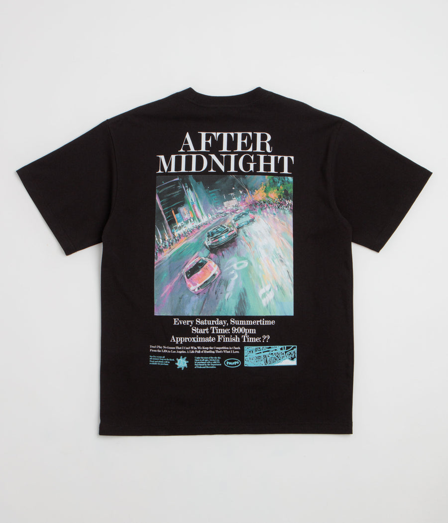 HUF After Midnight T-Shirt - Black