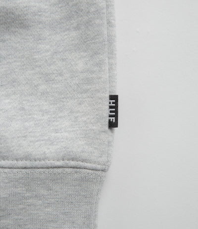 HUF Endless Waltz Split Zip Hoodie - Heather Grey