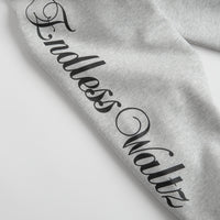 HUF Endless Waltz Split Zip Hoodie - Heather Grey thumbnail
