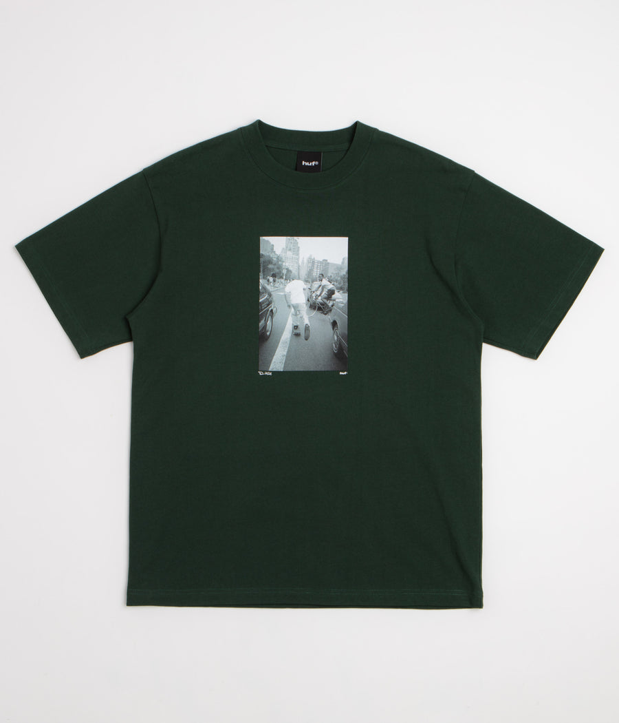 HUF Fight The Traffic T-Shirt - Forest Green