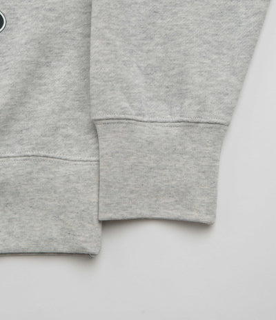 HUF Greddy Showcase Crewneck Sweatshirt in Heather Grey