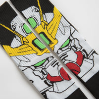 HUF Gundam Wing Crew Socks - Black thumbnail