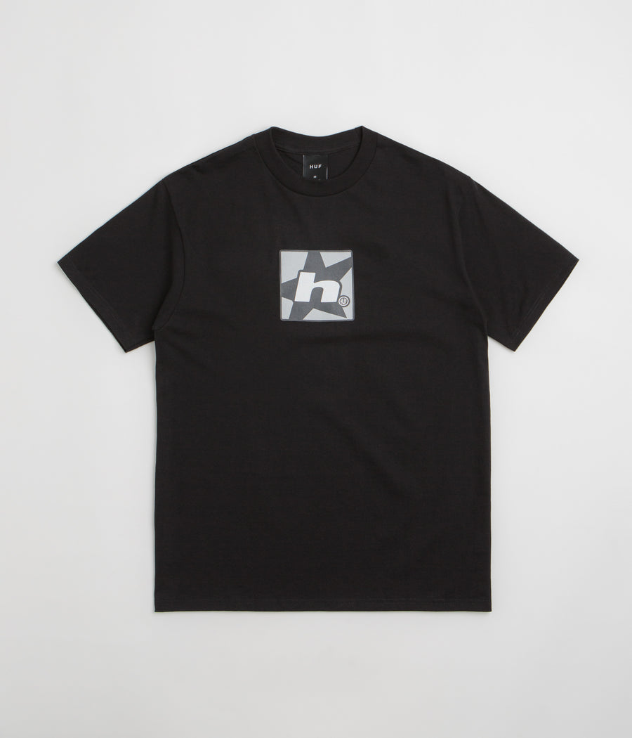 HUF H Star T-Shirt - Black