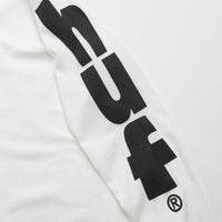 HUF Megablast Long Sleeve T-Shirt in White thumbnail