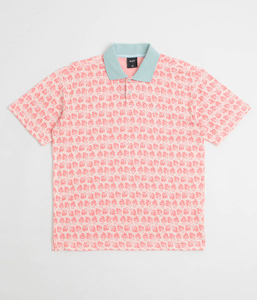 HUF FLOWER KNIT POLO M 新品未使用 - メルカリ