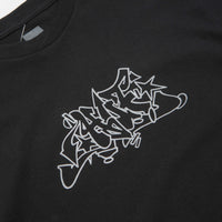 HUF Outlines T-Shirt in Black thumbnail