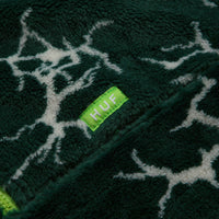 HUF Quake Sherpa 1/4 Zip Fleece - Forest Green thumbnail