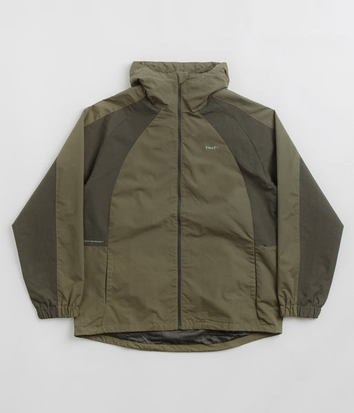 HUF Set Shell Jacket Olive Flatspot - Main Image
