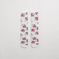 HUF Shrooms Socks - White thumbnail