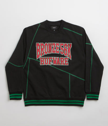 HUF All Star Crewneck Sweatshirt Black トレーナー ALL-STAR-