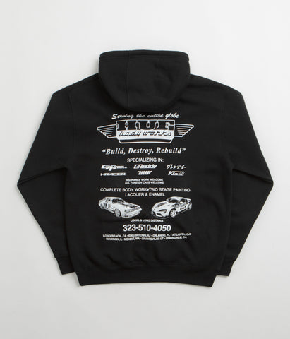 HUF x GReddy Body Works Hoodie - Black | flatspot