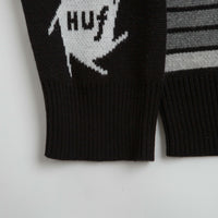 HUF x Kodak Dark Room Jacquard Knit Sweatshirt - Black thumbnail