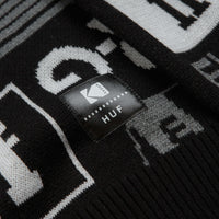 HUF x Kodak Dark Room Jacquard Knit Sweatshirt - Black thumbnail