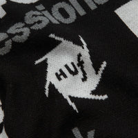 HUF x Kodak Dark Room Jacquard Knit Sweatshirt - Black thumbnail