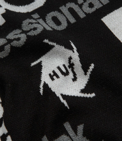 HUF x Kodak Dark Room Jacquard Knit Sweatshirt - Black