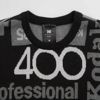 HUF x Kodak Dark Room Jacquard Knit Sweatshirt - Black thumbnail