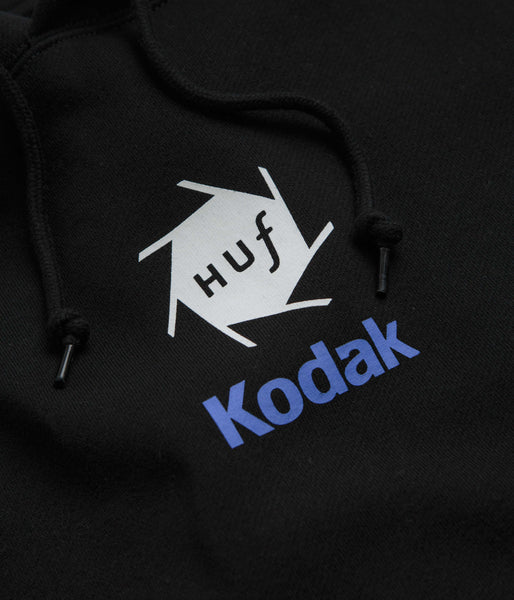 HUF x Kodak Invention Hoodie - Black | flatspot