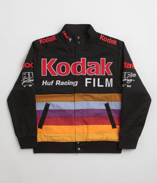 HUF Kodak コラボ レーシングジャケット HUF x Kodak Pole Position Racing Jacket - Black | flatspot