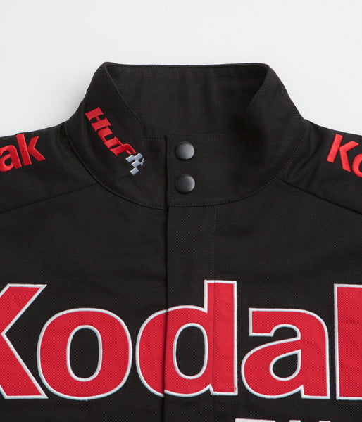 HUF x Kodak Pole Position Racing Jacket - Black | Flatspot