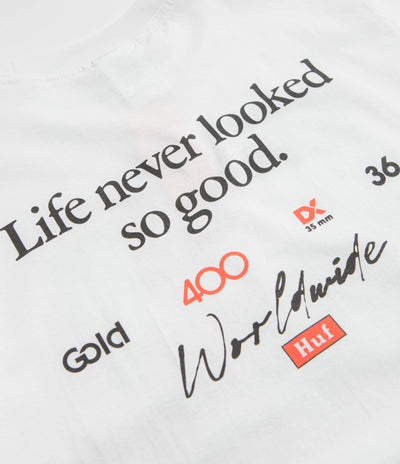 HUF x Kodak Rear View T-Shirt in White