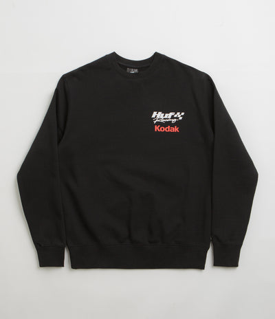 HUF x Kodak Ride The Lightning Crewneck Sweatshirt in Black