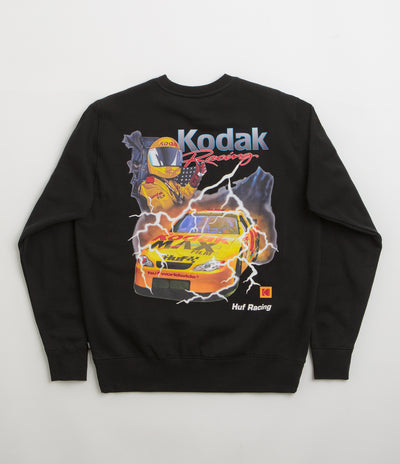 HUF x Kodak Ride The Lightning Crewneck Sweatshirt in Black