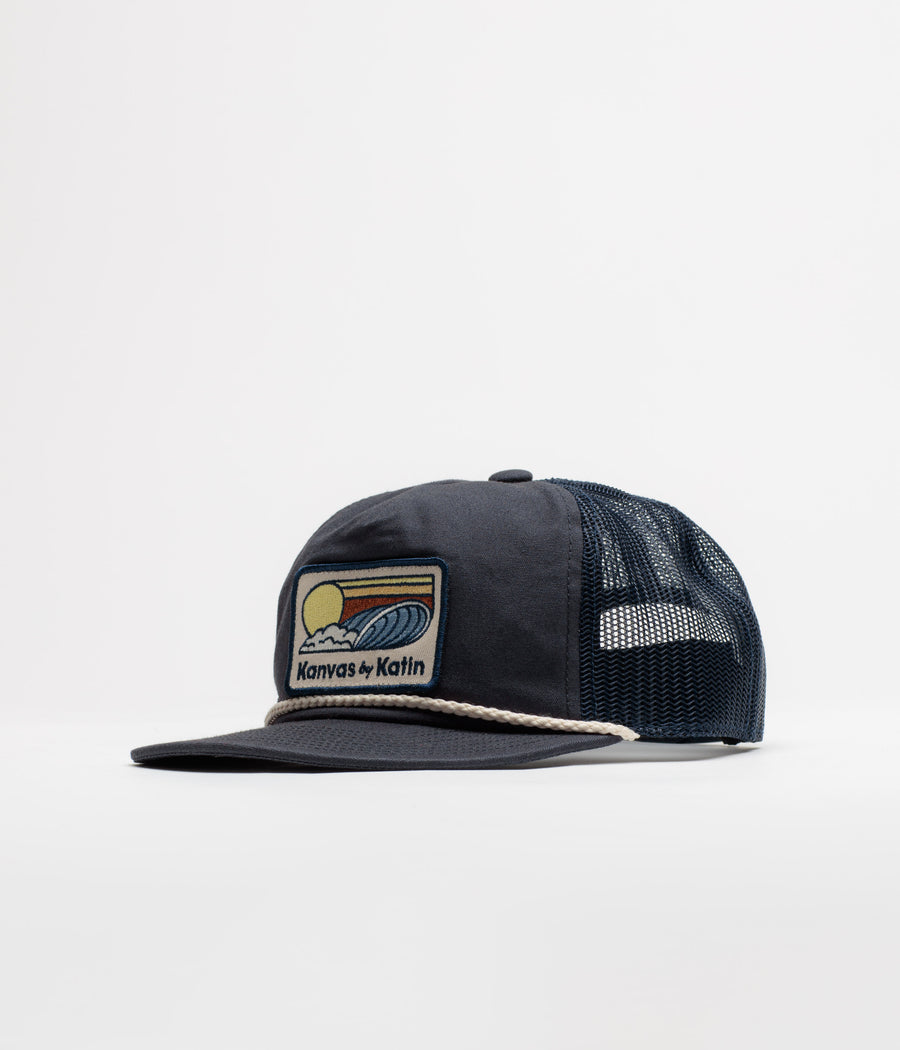 Katin Cruz Canvas Trucker Cap in Washed Blue