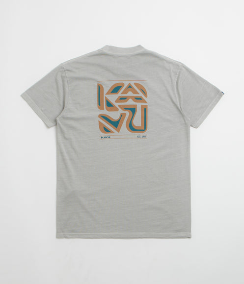 Kavu Cubed T-Shirt - Ultimate Grey