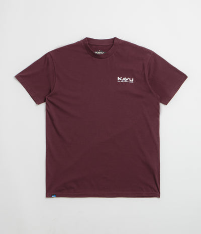 Kavu Klear Above Etch Art T-Shirt in Fig
