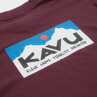 Kavu Klear Above Etch Art T-Shirt in Fig thumbnail