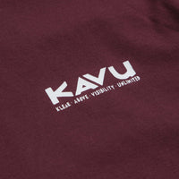 Kavu Klear Above Etch Art T-Shirt in Fig thumbnail