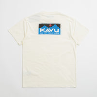 Kavu Klear Above Etch Art T-Shirt in Off White thumbnail