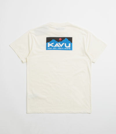 Kavu Klear Above Etch Art T-Shirt in Off White