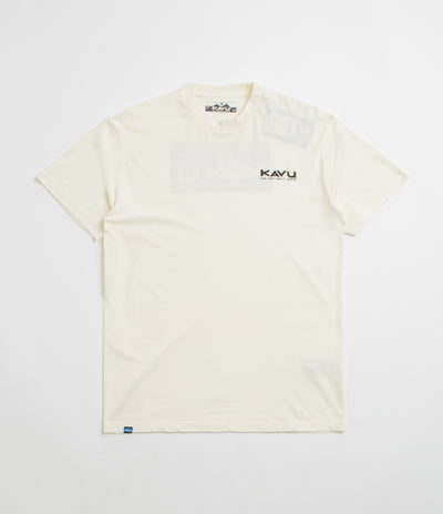 Kavu Klear Above Etch Art T-Shirt in Off White