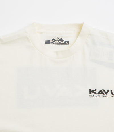 Kavu Klear Above Etch Art T-Shirt in Off White