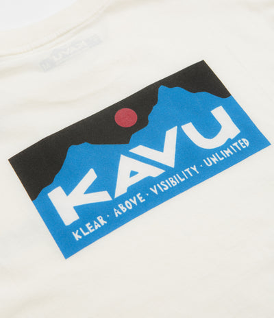 Kavu Klear Above Etch Art T-Shirt in Off White