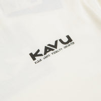 Kavu Klear Above Etch Art T-Shirt in Off White thumbnail