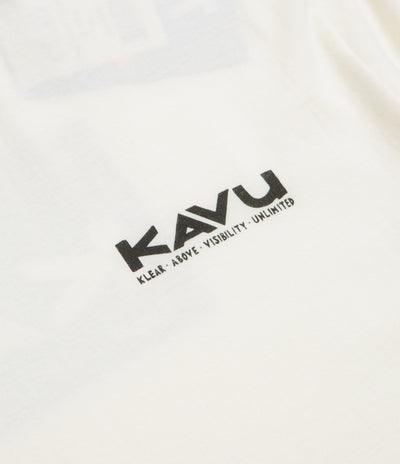 Kavu Klear Above Etch Art T-Shirt in Off White