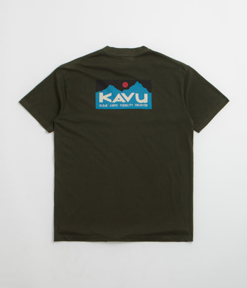 Kavu Klear Above Etch Art T-Shirt - Rosin