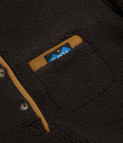 Kavu Womens Roselake Hooded Fleece in Coffee
