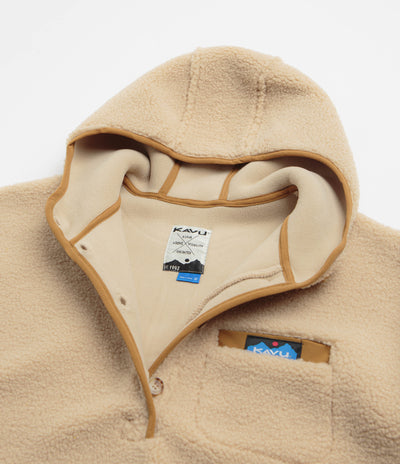 Kavu Womens Roselake Hooded Fleece in Oatmeal