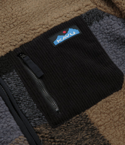 Kavu Womens Willow Creek Fleece in Nightshade Plaid